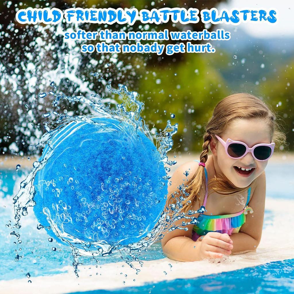 Children's Beach & Water Cotton Ball Toy Set for Parties, Fights, and Decorations