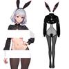 Litany Black Reverse Bunny Jacket, Tokutaisha Bunny Girl Bunny Suit, Cosplay Costume, PU Leather (M)