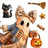Living Room Wall Art Halloween Ghost Swing Static Window Decals, Waterproof Peel and Stick Reusable Home Film Stickers, Removable Glass Decor