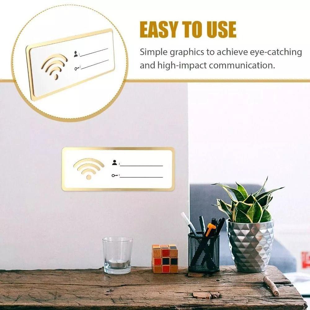

Handwriting WIFI Password Board Acrylic WIFI Signage New Signal Indication