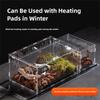 Anti-Escape Reptile Habitat Clear Spider Feeding Case Durable Lizard Breeding Box  for Chameleon