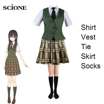 Citrus Aihara Mei Cosplay Costume Women's JK Uniform Skirt Schoolgirl School Uniform Suits Aihara Mei Wig + Wigs Cap