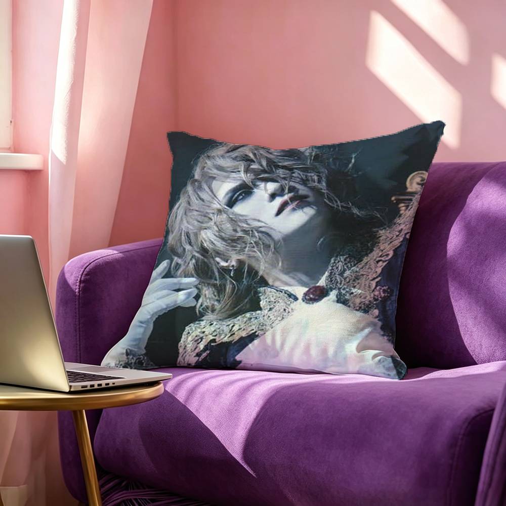 MALICE MIZER Square DoubleSided printed Pillow Case Bedroom Bedside Pillow Sofa Cushion Cover