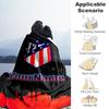 Atletico Madrid Personalized Name Blanket Throw Customizable Blanket Ultra-Soft Throw For Livingroom Sofa Couch Picnics All-Season Use