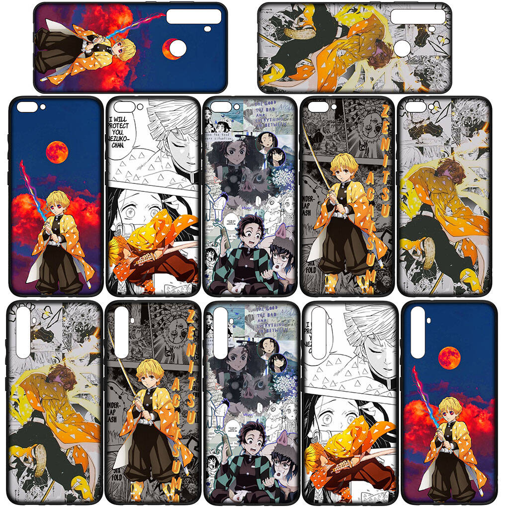 Handyhülle für Samsung Galaxy S25 S23 S22 S24 Ultra FE A05 A06 A15 A16 A36 A37 A35 A54 A55 A56 A57 A25 A26 A53 A17 Agatsuma Zenitsu Demon Slayer Hülle