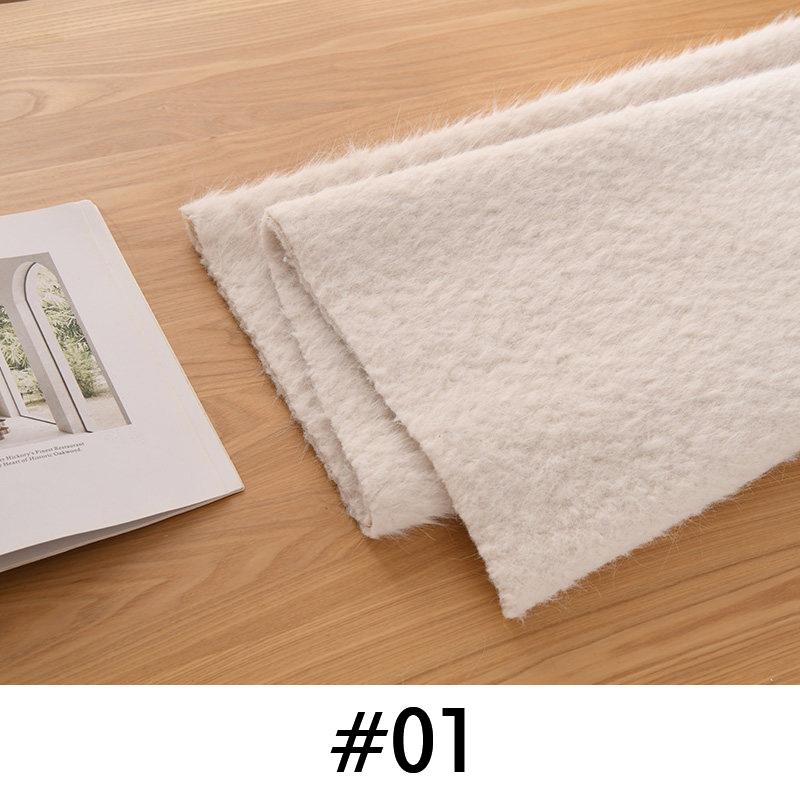 50*160cm Warm Plush Thicken Encryption Fabric 3cm Mohair Fabric DIY Coat Pillow Blanket Plush Toy Clothing Background Display