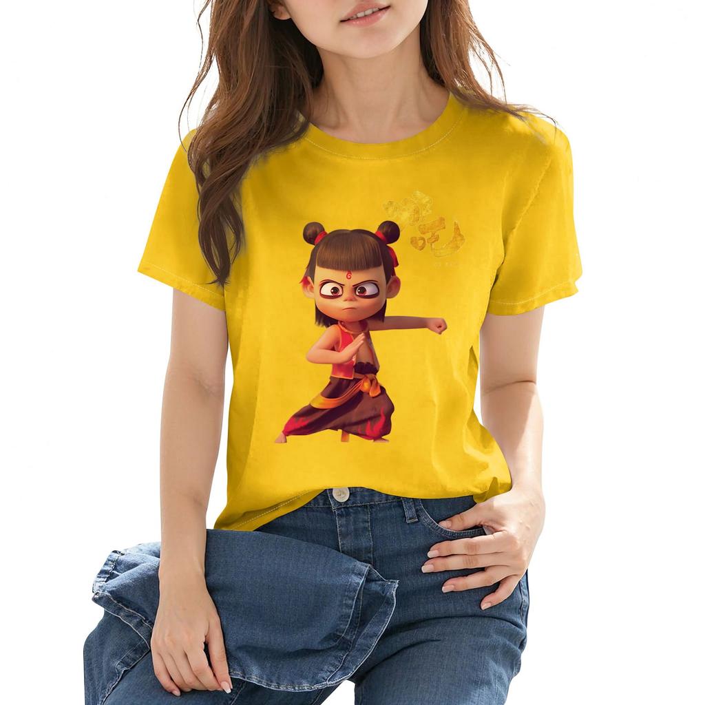 Lässiges, kurzärmliges, bedrucktes T-Shirt mit Rundhalsausschnitt für Kinder