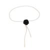 Women's Elegant Pearl Cloth Flowers Sweet and Fashionable Elegant Camellia Waist Chain Texture Hanfu Dress Decorative Belt