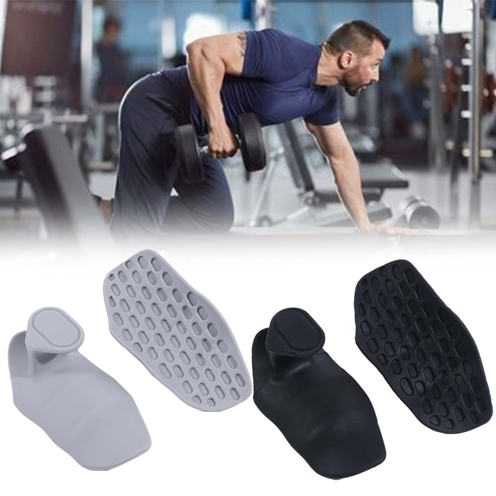 1 Pair Anti-slip Weight Lifting Grips Ergonomic Silicone Palm Grips Workout Gym Gloves  Deadlift