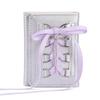 Silver Sweet Bow Wallets Women Y2k Designer Original Fashion Short Coin Purse Korean Style Casual New Cute Girls Money Bag Pouch