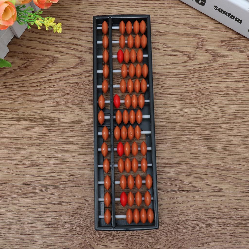 1 Pc Arithmetic Abacus Beads Abacus Chinese Calculator Math Tool for School Math Learning