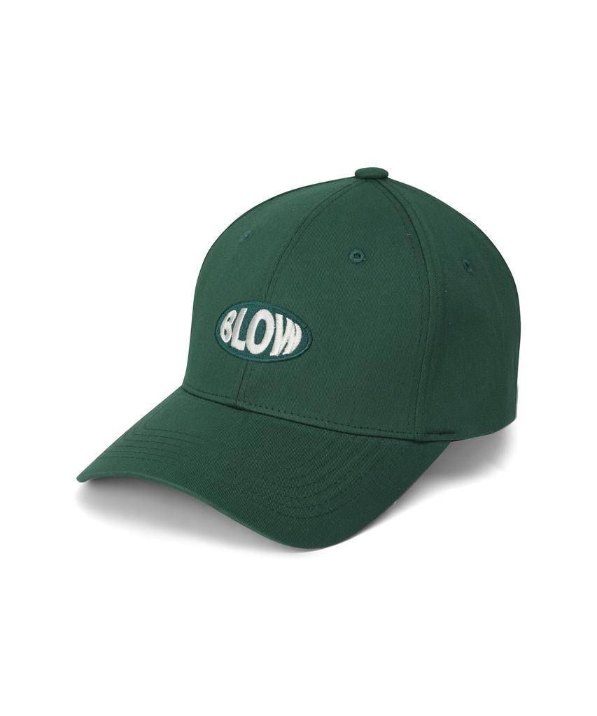 BLOW Tone-On-Tone Logo Ball Cap - Deep Green