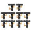 10PCS Plastic Carbon Brush Assembly Black Generator Brush Set  For Generator