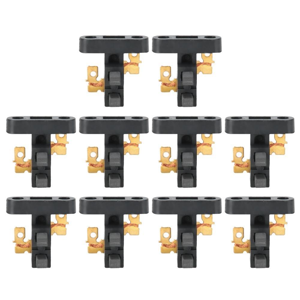 10PCS Plastic Carbon Brush Assembly Black Generator Brush Set For Generator