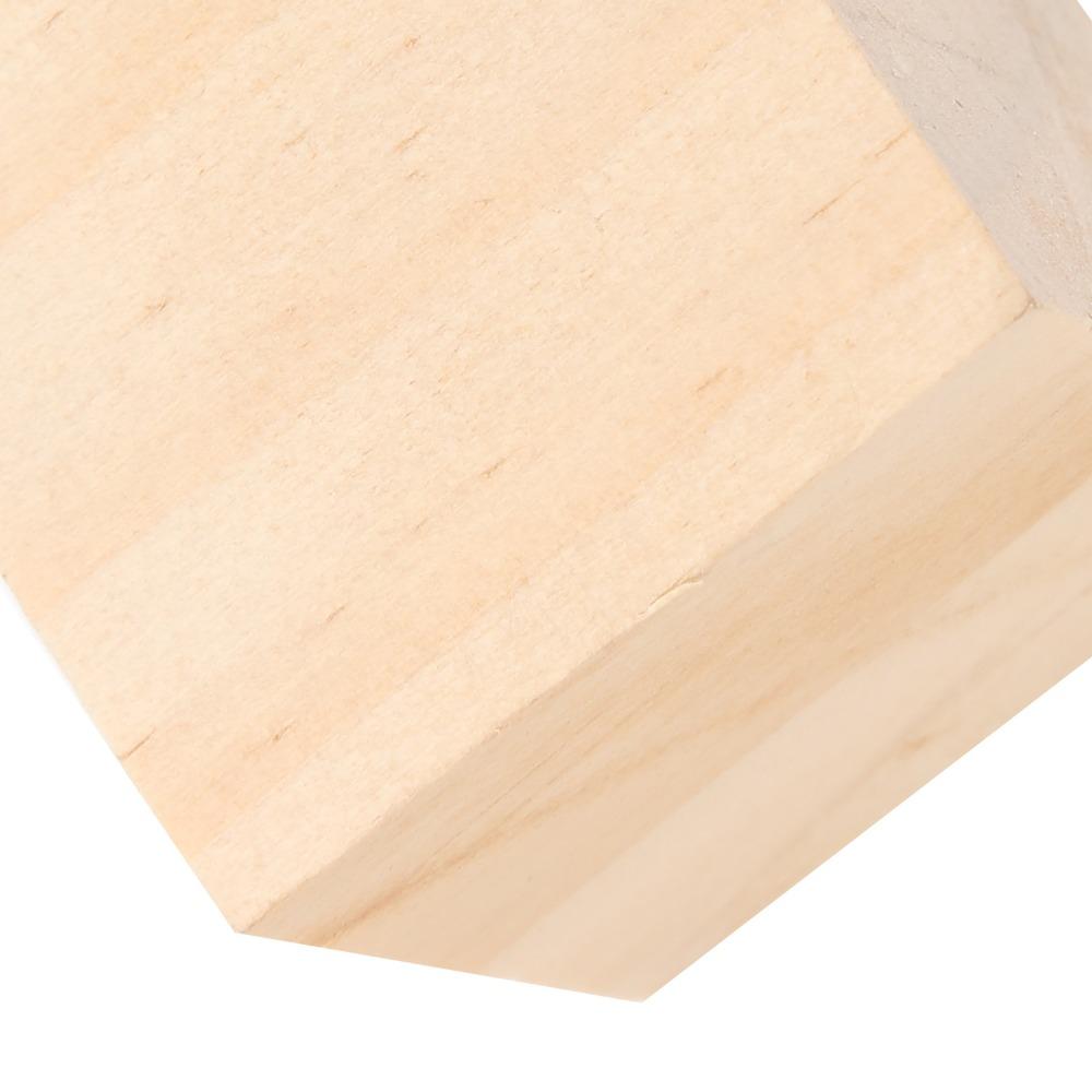 12PCS Uniform Size Wood Cubes Smooth Surface Wooden Cubes Wooden Blocks  DIY Projects