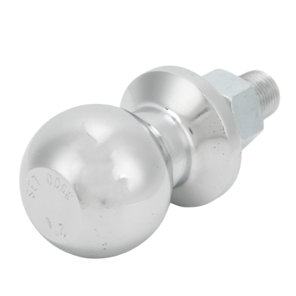 2-Zoll Anhängerkuppelkugel 3/4x1-3/4-Zoll Schaft Universal 3500LBS Langlebiger Stahl Verchromt Wohnwagen Abschleppkugel