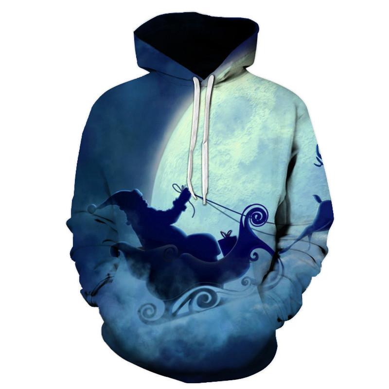 2024 3D Snowman Hoodie, Fun Sweatshirt, Punk Hip-hop Hoodie Oversized Sweatshirt Christmas Men/women Hooded Sweaters