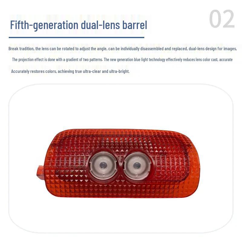 Hongqi H5/H6 Dynamic Door Welcome Lights (2023-2025) with Gradient Projection
