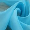 Voile Window Curtain Drape Set Solid Color Polyester
