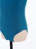 Girls Ballet Leotard Sleeveless Backless Adjustable Spaghetti Straps Ruched Bodysuit Gymnastics Wear