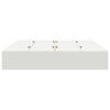Storage Bed Frame White 180 X 200 Cm Engineered Wood