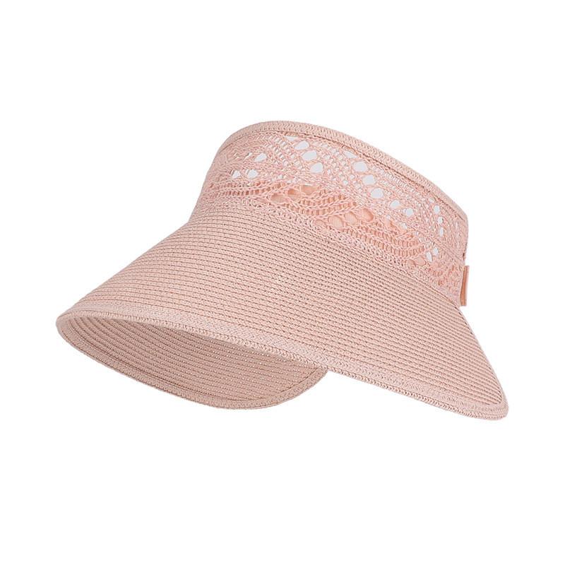 Summer Wide Brim Straw Hat With Sun Protection For Beach Vacation And Relaxation
