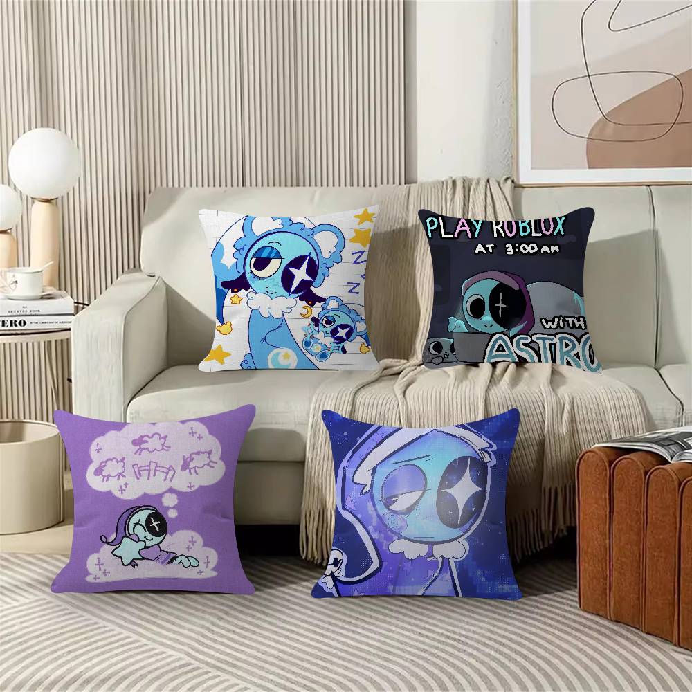 Dandys WWorld Goob Bassie Astro Pillow Cushion Cover Pillowcase Living Room Sofa Home Decor Customized