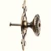 5pcs Bronze Zinc Alloy Drawer Pulls, 2.911.26 Inch Vintage Round Metal with Back Plate, Perfect for Dresser & Cabinet Furniture