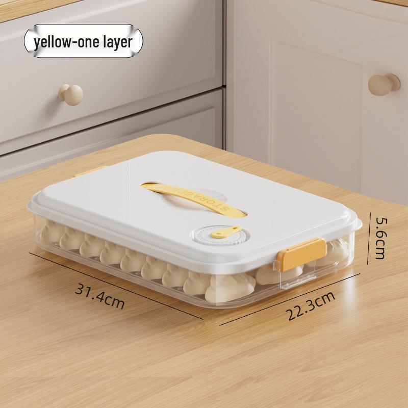 Teigtaschen-Aufbewahrungsschale: Gefriergeeigneter Behälter in Lebensmittelqualität für schnelles Einfrieren von Wontons und Knödeln