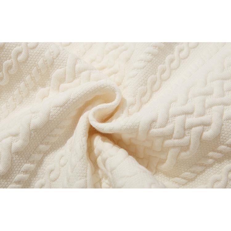 New Era FW23 Christmas Collection Thick Loose Fit Cuffed Embroidered Knit Sweatpants Unisex Bottoms Ivory 14112270