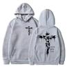 Text Printed Pullover Style Autumn Fashion Hooded Sweatshirt Casual Hooded Sweatshirt Suitable for Both Men and Women