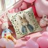Character Cute-Peter Rabbit-Smart Pillow Case Anti-Dustmite Pillowcase Invisible Zipper Silky Short Plush Sofa Cushion Cover