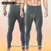 Herren High Waist Plus Samt Thermohose - Dick, warm und dehnbar für Herbst und Winter.