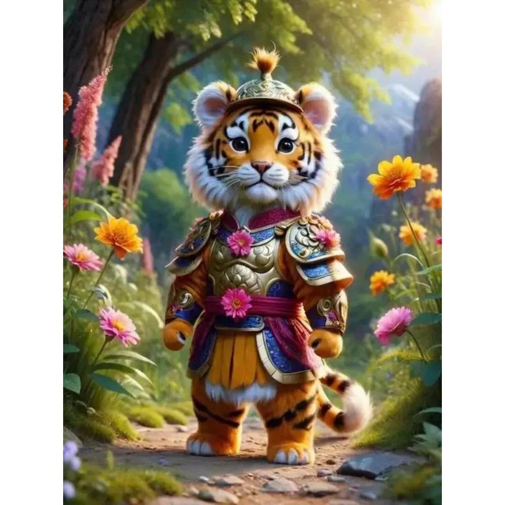 

DIY Повний круглий алмазний живопис Вишивка хрестиком 3D милий кошеня тваринна сцена Маленька квітка домашнє декоративне мистецтво Алмазний живопис 5d алмазний живопис Full Square 30X42.5CM