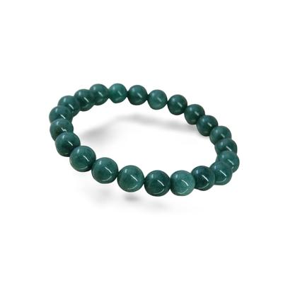 Jade Echter Naturstein Armband Kraftstein Mai Geburtsstein Perlen Damen M Umfang [Katzen Traum] (Burmesischer Jade) (8 mm (innen ca.. 15 cm))