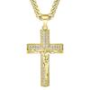 18k Cuban Chain Cross Pendant - Hip Hop Street Style Accessories, Trendy and Stylish for In-Stock Fashion Enthusiasts.