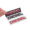 Emblema de aleación de zinc cromado 3D para coche, insignia universal para diésel, para carrocería, maletero, guardabarros, accesorio para coche