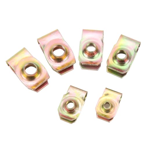 U-shaped Clip Nuts, U-Nuts, Speed ??Fasteners, U-Nut Clamp Set, M4, M5, M6, M8, Stainless Steel, Anti-Slip, Fastening Parts, General Purpose, Set of 6