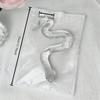 1 Stück Neuer Transparenter Schlangenkopf-Clip Squishy Pop Fidget TPR Weich Langsamer Rückprall Stressabbau Lustiges Scherzgeschenk