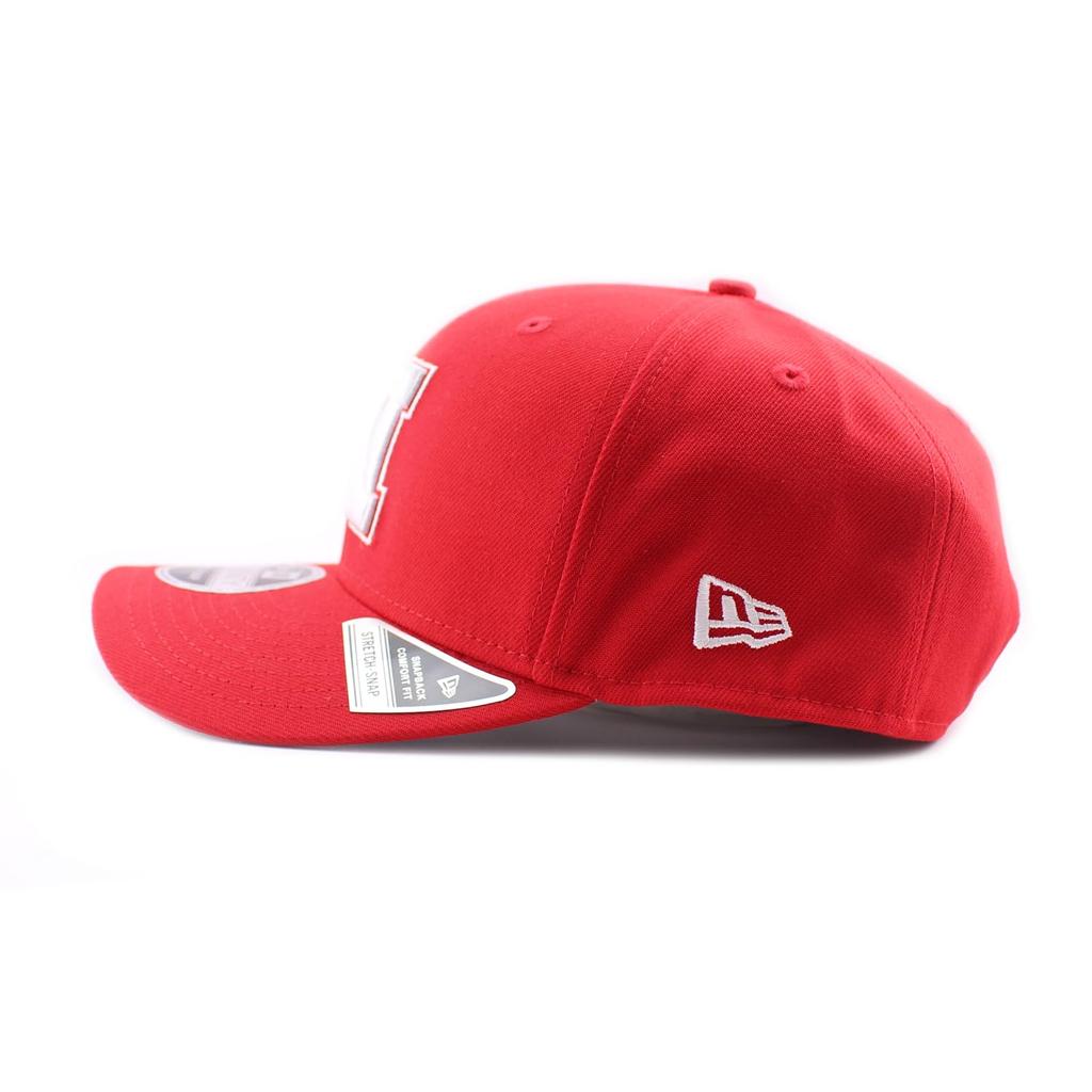 New Era 9SEVENTY Stretch Snapback Nebraska Cornhuskers NCAA STRETCH SNAPBACK NEBRASKA CORNHUSKERS Hat Cap, CAP, Red, 970SS, Red,