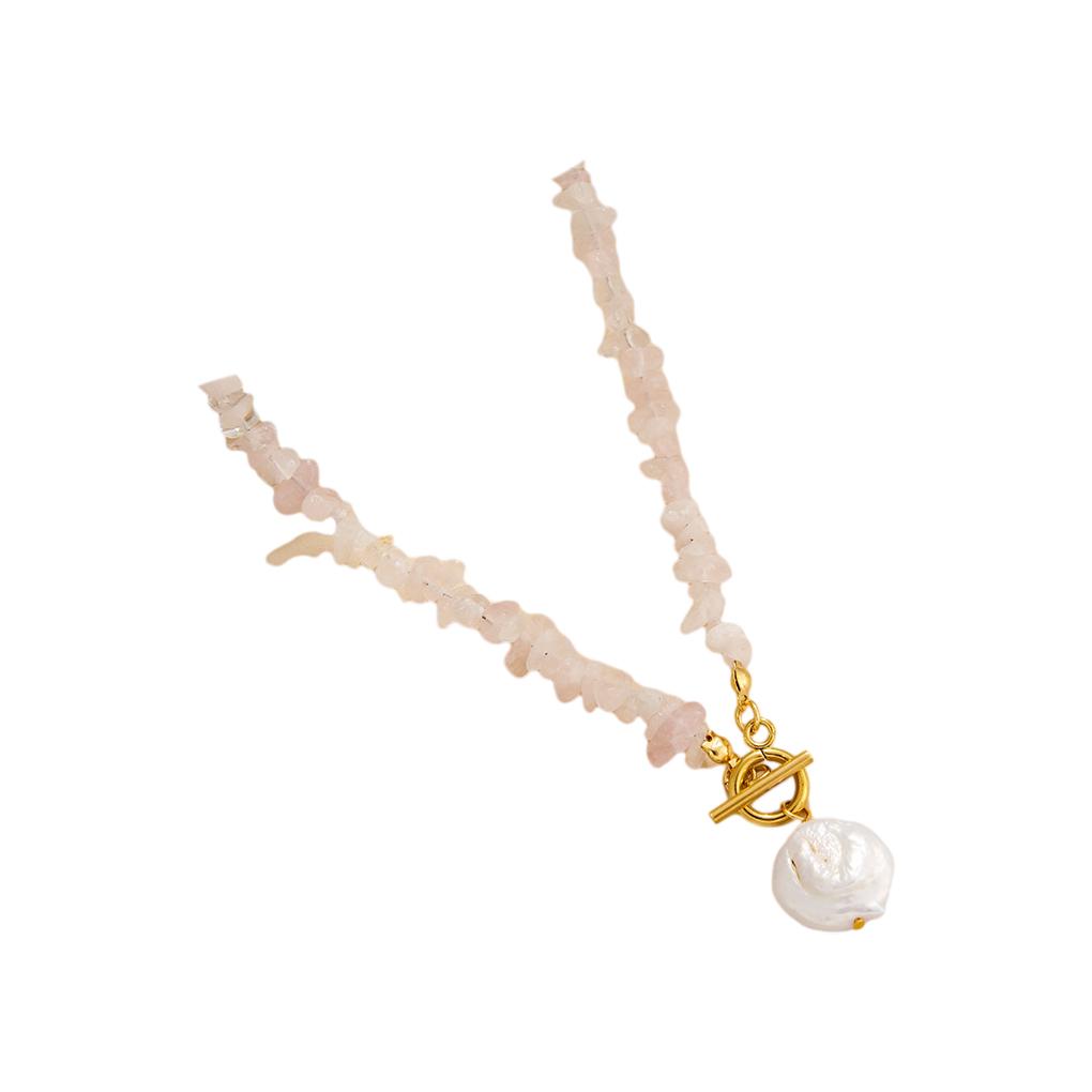 Vintage Alien Pearl OT Buckle Necklace Natural Women s Pearl Pendant Choker Necklace Elegance Simple Jade Turquoise Necklace