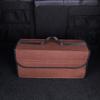 Car Storage Bag, Car Soft Storage Box Trunk Bag Travel Storage Organizer Holder Car Accessories Deep Grey