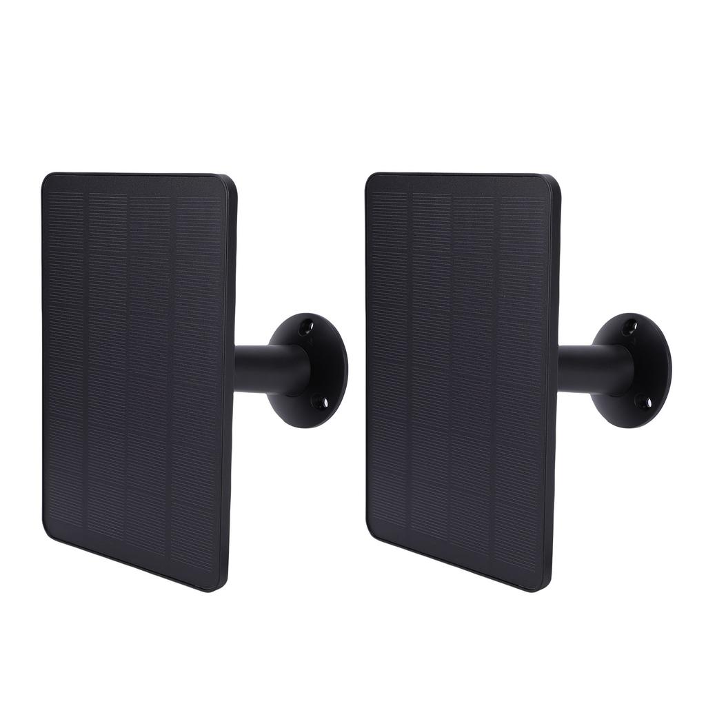 2Pcs 10W Solar Panel Fit for Ring Security Camera Spotlight Cam Plus Pro(Battery) Stick Up Cam Pro Wireless Outdoor