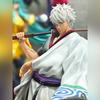 Anime Gintama Sakata Gintoki 2.0 Upgraded Roof Battle Gk Action Figure Desktop Decoration Pvc Trendy Children Toy Birthday Gifts
