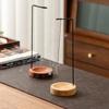 Zen Incense Ornament: Hanging Incense Burner with Creative Holder & Solid Wood Base for Home or Office Use