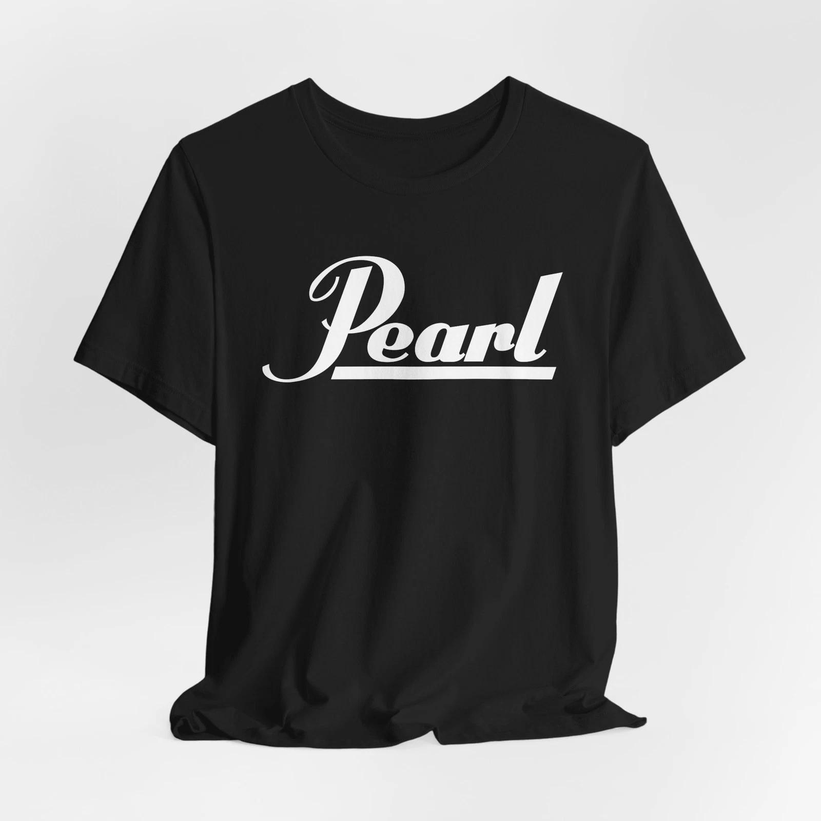 Unisex Adult Classic Music isex Pearl Drums Logo T-Shirt Classic Mu... XXXXL