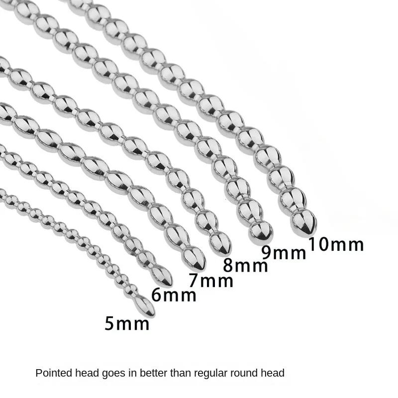 Urethral Sounding Dilator Stainless Steel Penis Plug Metal Horse Eye Stimulation Masturbation Sex Toys for Men Gay Adult Games