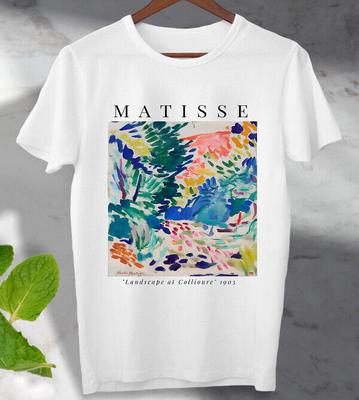 Matisse Landscape At Collioure Art T Shirt  Unisex Men's Ladies Top
