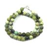 8mm Natural Chrysoprase Gemstone Round Beads Designer Necklace 17-20" Handmade Beads Choker Gift For Women 8BN-34