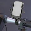Bike Phone Holder Bracket, Motorcycle Phone Mount Adjustable Bike Handlebar Cell Phone Clamp Scooter Mobile Phone Clip